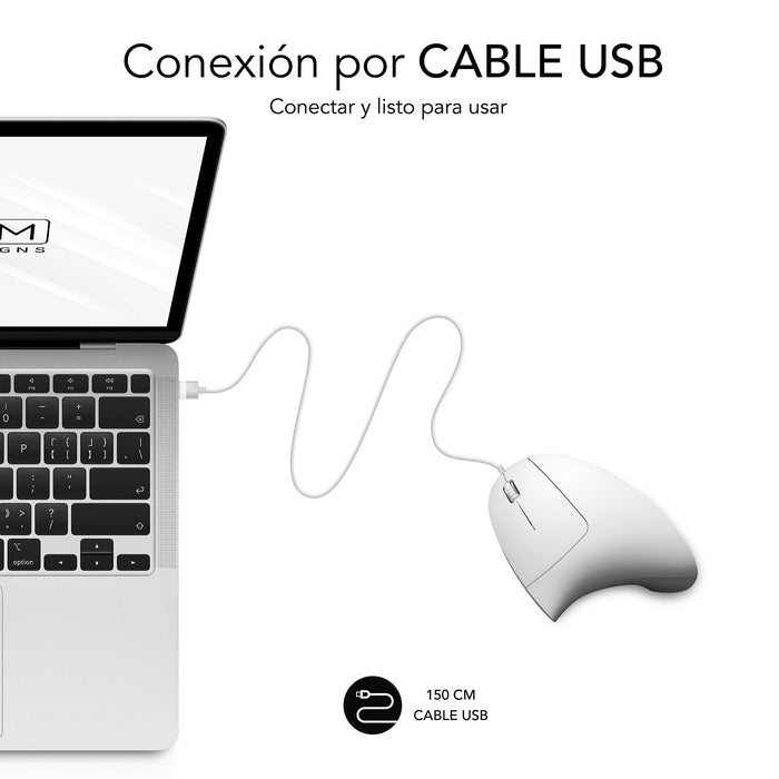 EAN 8436586743048 - SUBBLIM SUBMO-EDGVU02 ratón Universal mano derecha USB tipo A Óptico 1600 DPI imagen 2