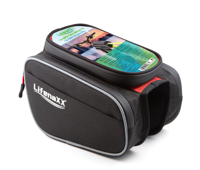 EAN 4260358128184 - Technaxx 4932 bolsa para bicicletas y cesta Montura Bolsa de bicicletas 3 L Negro, Rojo imagen 8