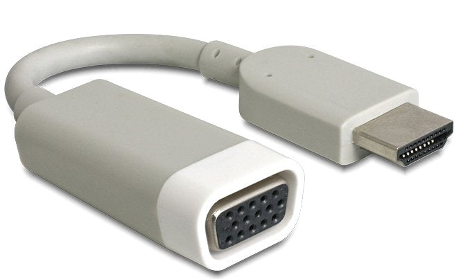 EAN 4043619654697 - DeLOCK 65469 adaptador de cable de vídeo VGA (D-Sub) HDMI tipo A (Estándar) Blanco imagen 1