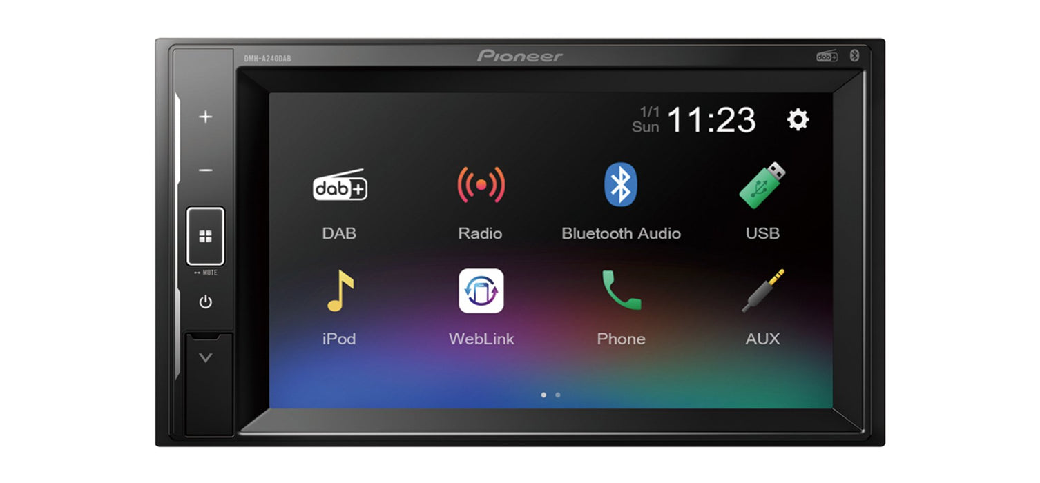 EAN 4988028479090 - Pioneer DMH-A240DAB Negro 200 W Bluetooth imagen 1