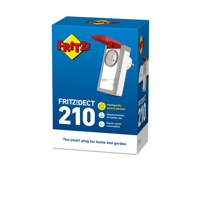 EAN 4023125027574 - DECT FRITZ! 210 INT enchufe inteligente 3450 W Gris, Rojo, Blanco imagen 3