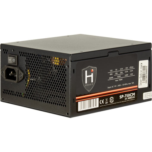 EAN 4260133128484 - Inter-Tech HiPower SP-750CM unidad de fuente de alimentación 750 W 20+4 pin ATX ATX Negro imagen 1