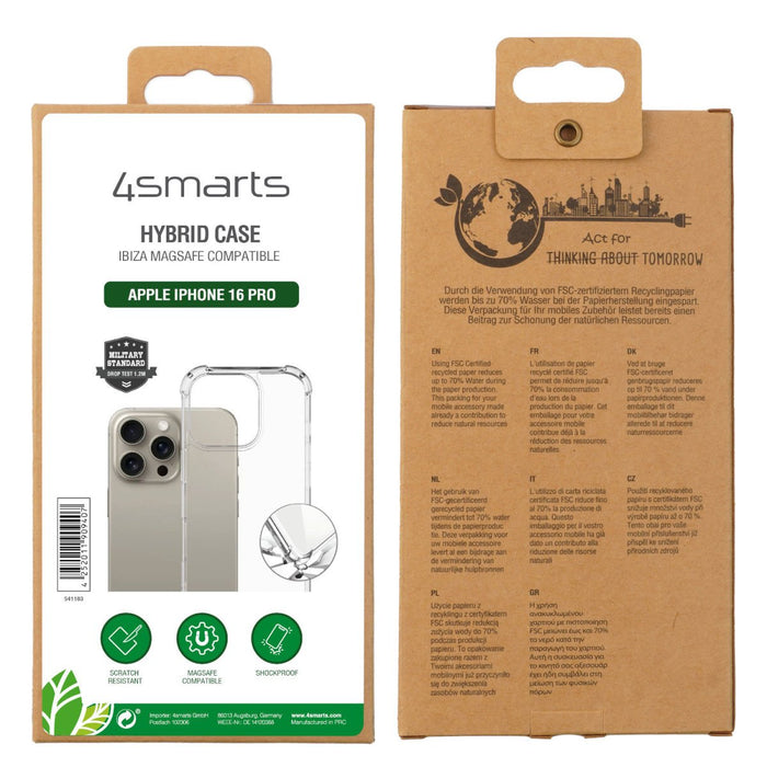 EAN 4252011909407 - 4smarts 541183 funda para teléfono móvil 16 cm (6.3") Transparente imagen 6