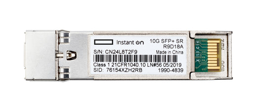 EAN 0190017566955 - HPE Aruba Networking Networking Instant On 10G SFP+ LC SR 300m OM3 MMF Transceiver red modulo transceptor imagen 2