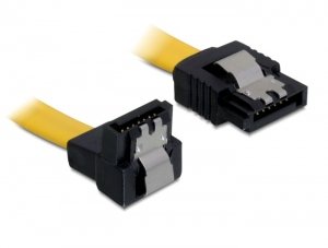 EAN 4043619828005 - DeLOCK 0.2m SATA M/M cable de SATA 0,2 m Amarillo imagen 1