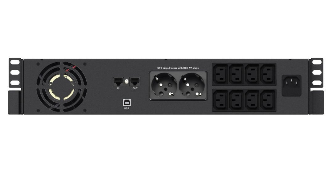 EAN 3700085660645 - Infosec X4 2000 RM Plus sistema de alimentación ininterrumpida (UPS) Línea interactiva 2 kVA 1200 W 10 sa imagen 3