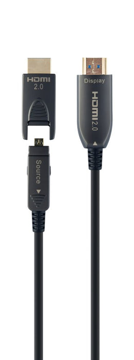 EAN 8716309124539 - Gembird CCBP-HDMID-AOC-50M cable HDMI HDMI tipo D (Micro) HDMI tipo A (Estándar) Negro imagen 2