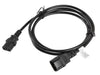 EAN 5901969409833 - Lanberg CA-C13E-11CC-0018-BK cable de transmisión Negro 1,8 m C13 acoplador C14 acoplador imagen 2
