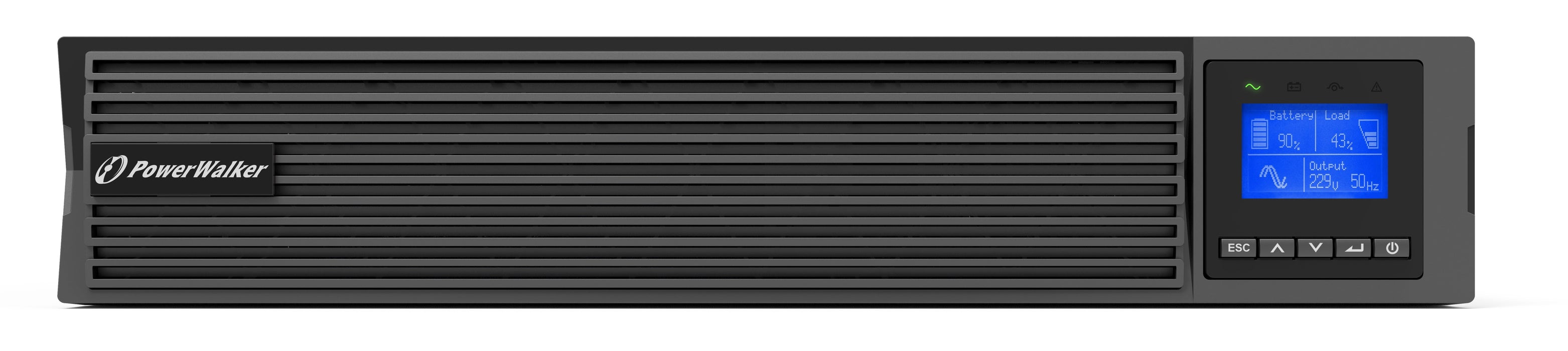 EAN 4260074982886 - PowerWalker VFI 1500 ICR IoT sistema de alimentación ininterrumpida (UPS) Doble conversión (en línea) 1,5 imagen 3