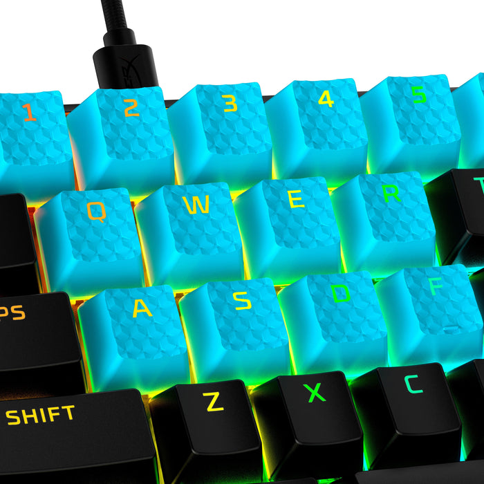 EAN 0196188737347 - HyperX Rubber Keycaps - Gaming Accessory Kit - Blue (US Layout) Tecla imagen 5