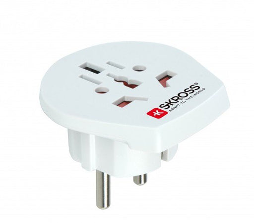 EAN 5711045764325 - Skross World to Europe adaptador de enchufe eléctrico Tipo F Universal Blanco imagen 1