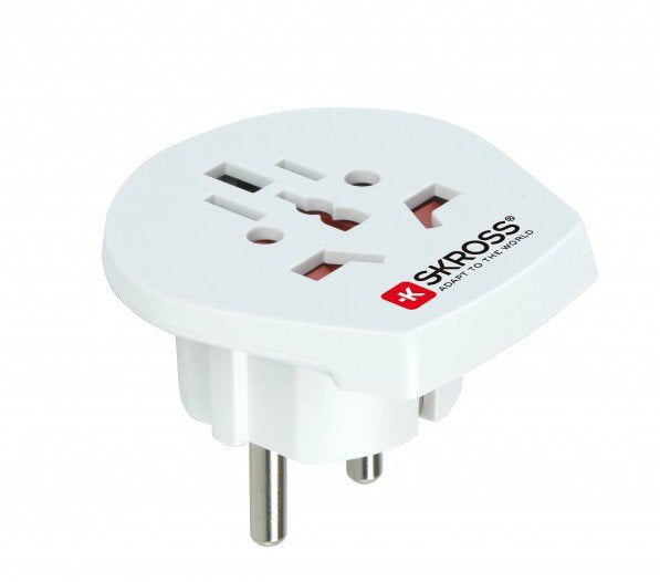 EAN 5711045764325 - Skross World to Europe adaptador de enchufe eléctrico Tipo F Universal Blanco imagen 1