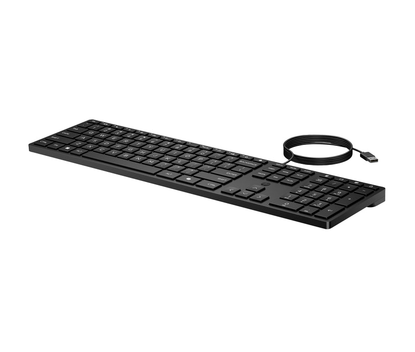 EAN 5715063730836 - HP 320K Wired Keyboard teclado Oficina USB Negro imagen 8