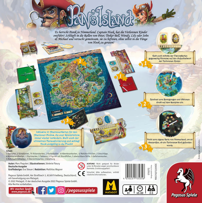 EAN 4250231735356 - Pegasus Spiele Pan's Island 60 min Juego de mesa Multigénero imagen 4