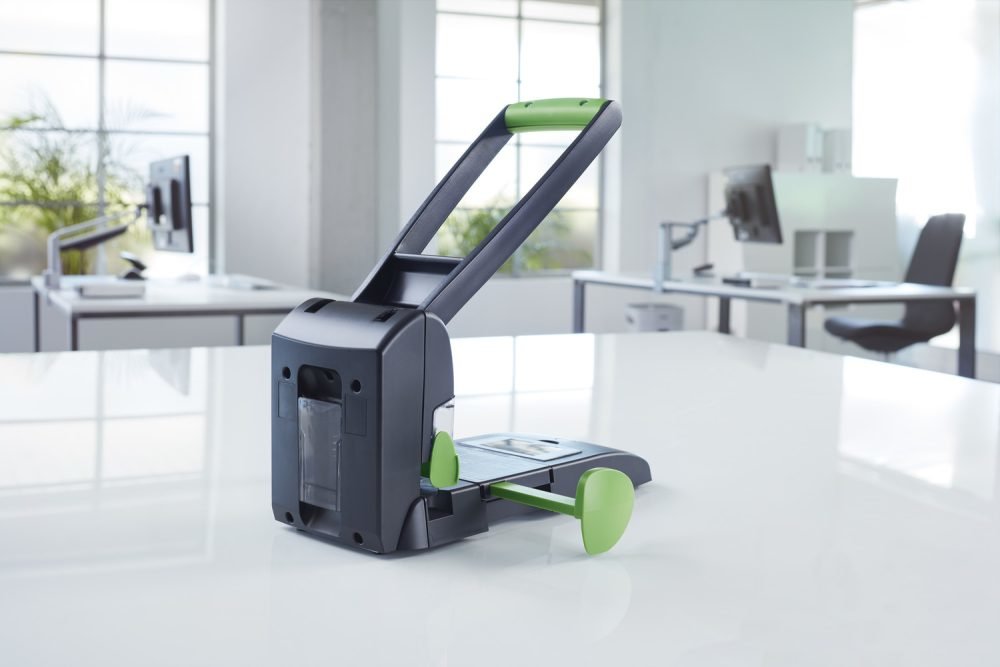 EAN 4009729077962 - Novus B 2200 re+new perforador de papel 200 hojas Negro, Verde imagen 4