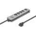 EAN 5901878502724 - Qoltec 50272 limitador de tensión Gris 5 salidas AC 230 V 3 m imagen 1