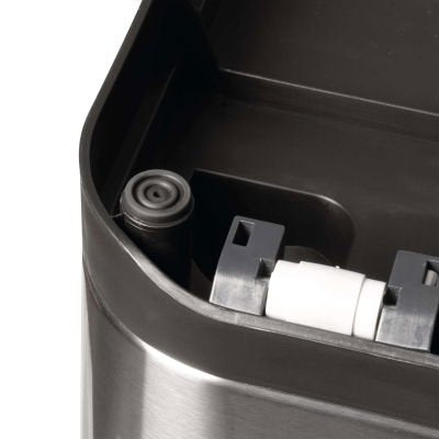 EAN 4002390095860 - MAUL 9502294 cubo de basura Rectangular Acero inoxidable Negro, Plata imagen 6