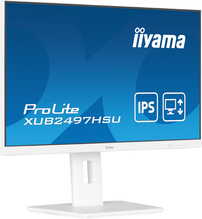 EAN 4948570125074 - iiyama ProLite XUB2497HSU-W2 pantalla para PC 60,5 cm (23.8") 1920 x 1080 Pixeles Full HD LED Blanco imagen 4