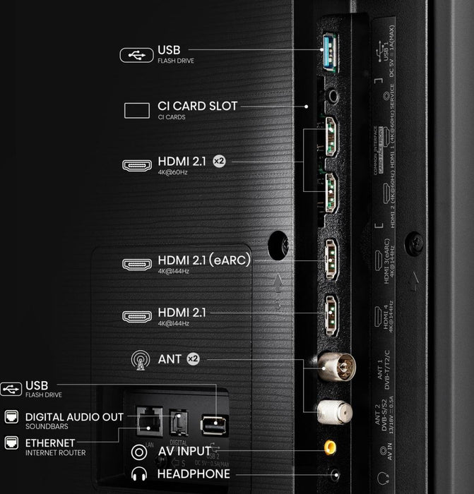 EAN 6942351402932 - Hisense 75E7NQ PRO 190,5 cm (75") 4K Ultra HD Smart TV Wifi Gris 400 cd / m² imagen 4