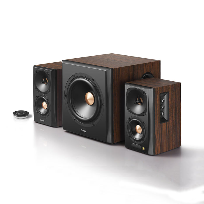 EAN 6923520266180 - Edifier S360DB conjunto de altavoces 150 W PC Negro, Madera 2.1 canales Bluetooth imagen 1