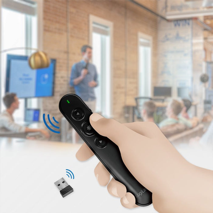 EAN 4052792055627 - LogiLink ID0190 apuntador inalámbricos RF Negro imagen 8