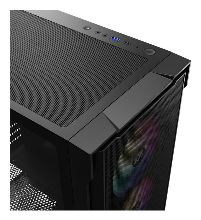 EAN 6978262011420 - XYZ AIRONE 300-X MESH Midi Tower Negro imagen 15