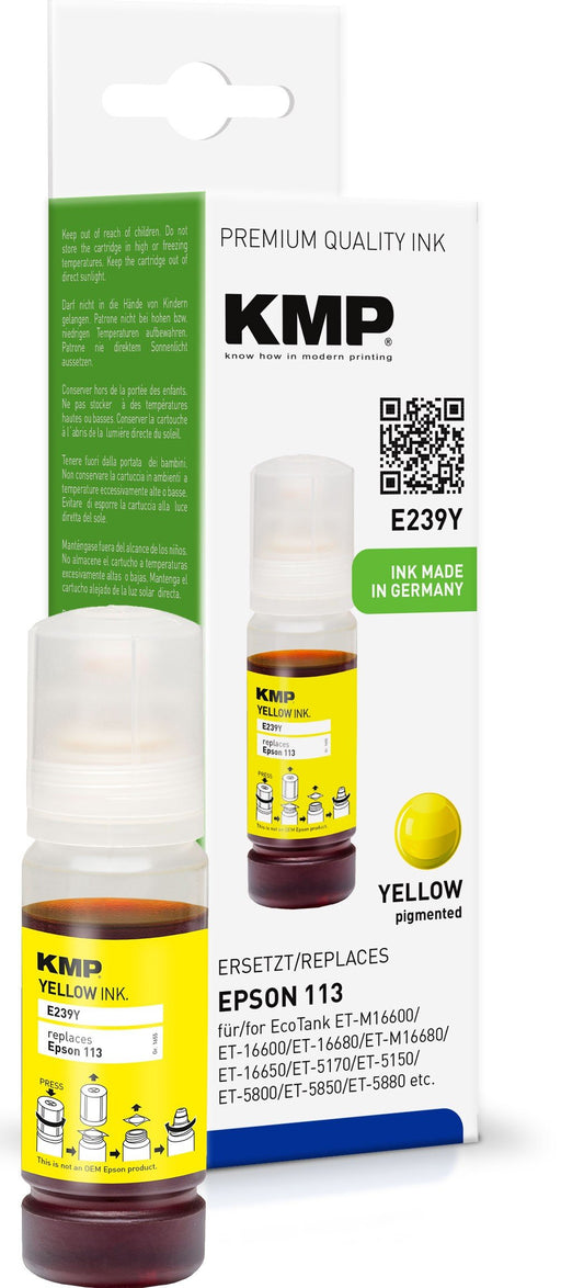 EAN 4011324374476 - KMP 1655,0009 cartucho de tinta 1 pieza(s) Compatible Amarillo imagen 1