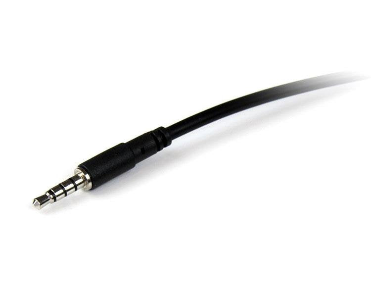 EAN 0065030847933 - StarTech.com 2m 3.5mm/3.5mm cable de audio Negro imagen 2