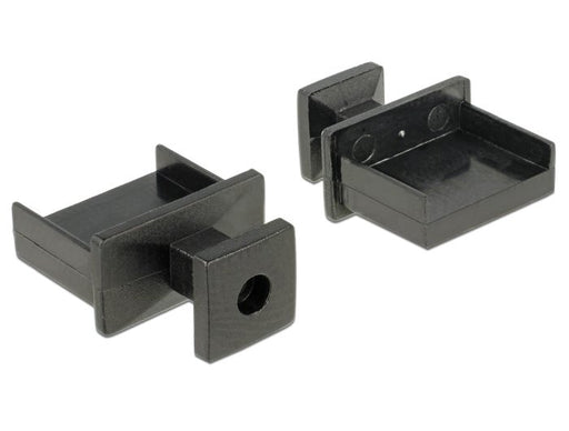 EAN 4043619640096 - DeLOCK 64009 tapa de seguridad para enchufe USB tipo A Negro 10 pieza(s) imagen 1