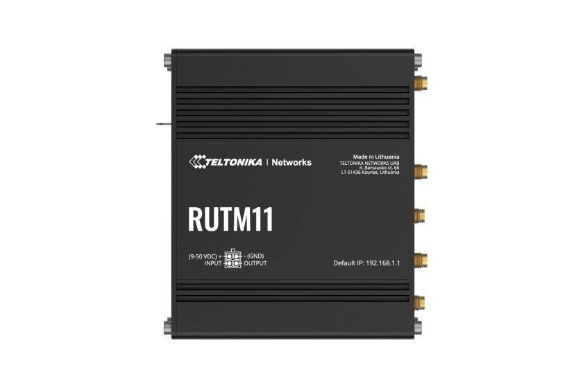 EAN 4779051840496 - Teltonika RUTM11 router Gigabit Ethernet Negro imagen 1