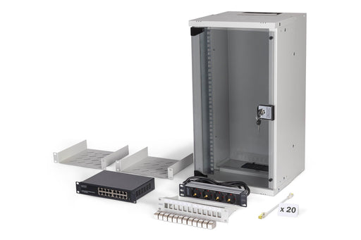 EAN 4016032499442 - Digitus DN-49104-SET armario rack Bastidor de pared Gris imagen 1