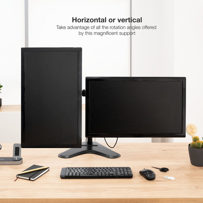 EAN 8433281012028 - TooQ DB1702TN-B soporte para monitor 81,3 cm (32") Escritorio Negro imagen 7