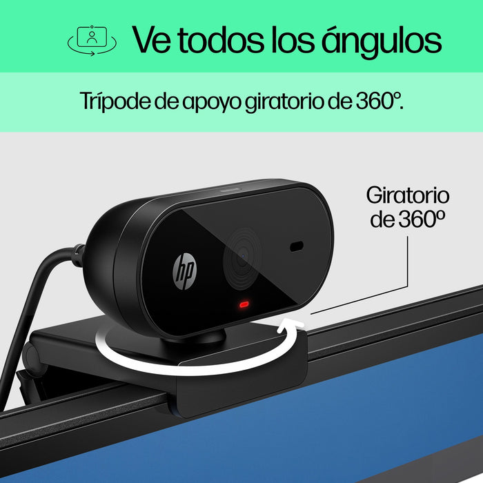 EAN 0196188941430 - HP 320 FHD Webcam cámara web 1920 x 1080 Pixeles USB Negro imagen 10