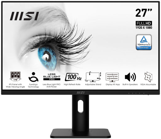 EAN 4711377034982 - MSI Pro MP273AP pantalla para PC 68,6 cm (27") 1920 x 1080 Pixeles Full HD Negro imagen 1