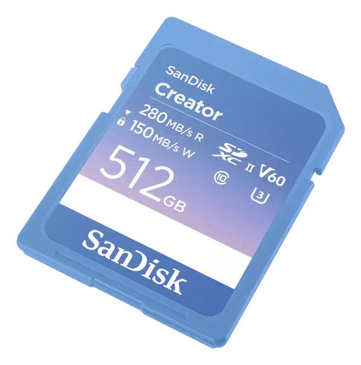 EAN 0619659216610 - SanDisk Creator 512 GB SDXC UHS-II Clase 10 imagen 2