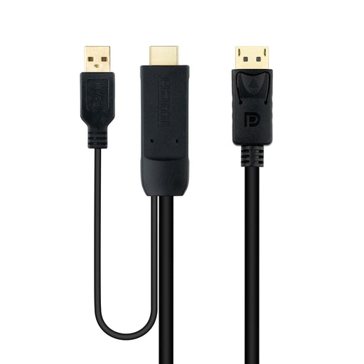EAN 8433281012851 - Nanocable 10.15.4352 adaptador de cable de vídeo 1,8 m HDMI + USB Type-A imagen 2