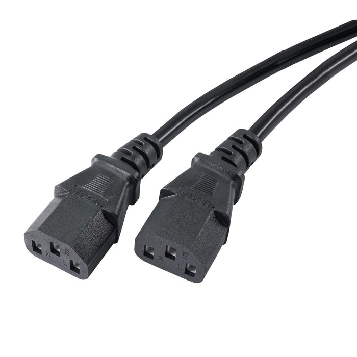 EAN 5901720130730 - Akyga AK-PC-04A cable de transmisión Negro 1,8 m CEE7/7 Acoplador C13 2 x imagen 3