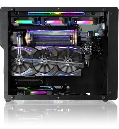 EAN 4715109922585 - RAIJINTEK Ophion M Evo TGS Midi Tower Negro, Transparente imagen 3