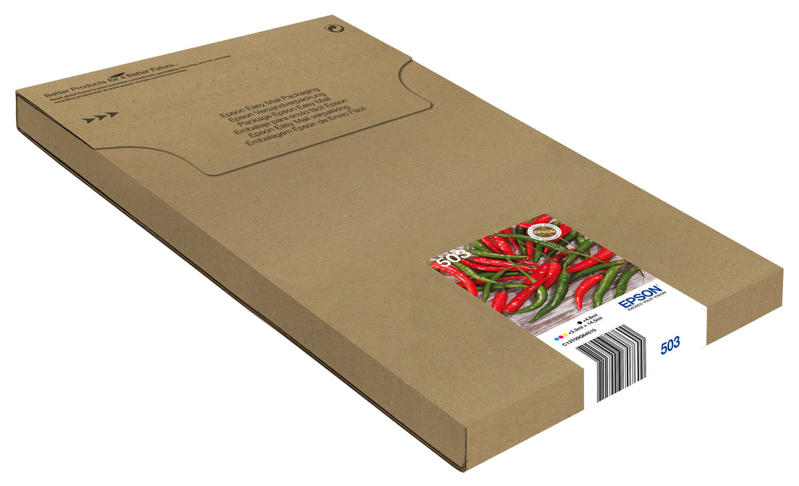 EAN 8715946707600 - Epson 503 EasyMail cartucho de tinta 4 pieza(s) Original Rendimiento estándar Negro, Cian, Magenta, Amari imagen 2