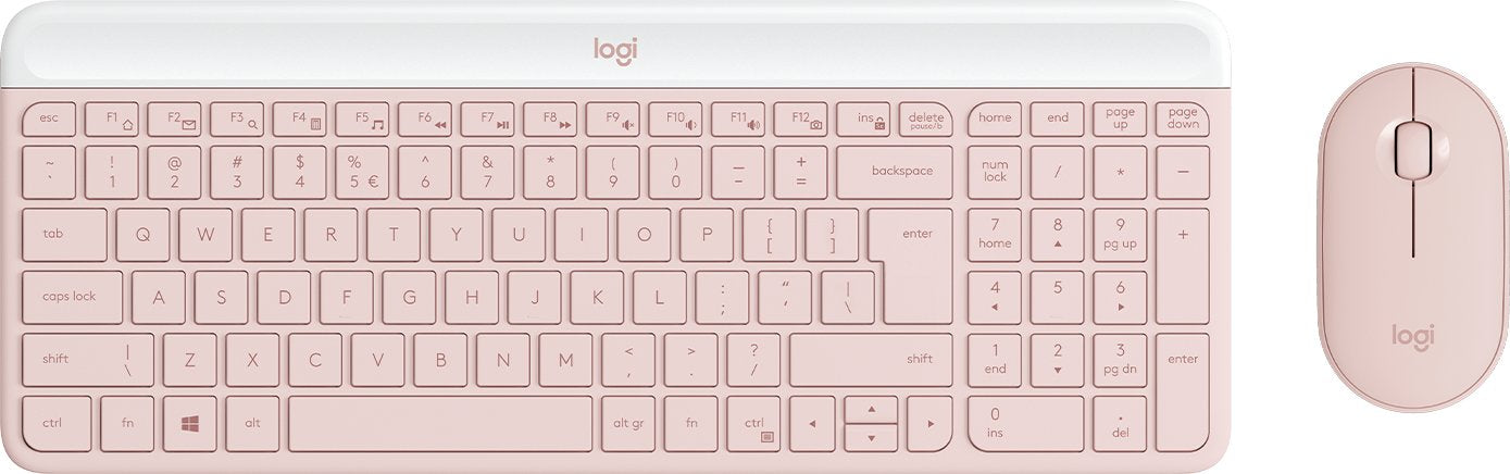 EAN 5099206107878 - Logitech 920-011322 teclado Ratón incluido Oficina RF inalámbrico QWERTY Internacional de EE.UU. Rosa imagen 1