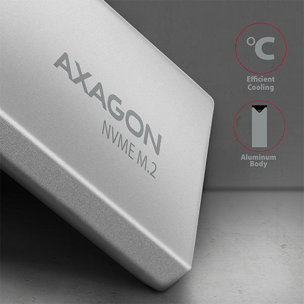 EAN 8595247904287 - Axagon EEM2-UG2 caja para disco duro externo Caja externa para unidad de estado sólido (SSD) Negro, Gris  imagen 5