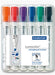 EAN 4007817314326 - Staedtler 351 B WP6 marcador 6 pieza(s) Negro, Azul, Verde, Naranja, Rojo, Violeta imagen 1