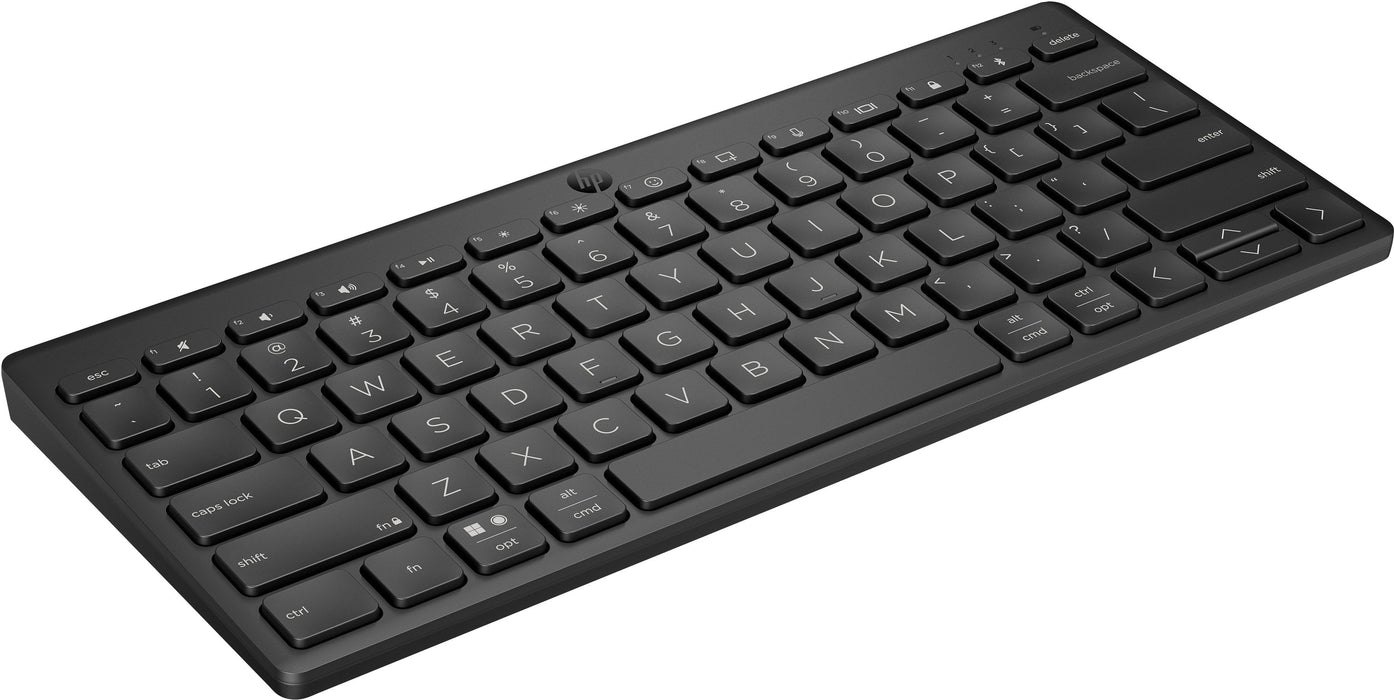 EAN 0196548516094 - HP 350 BLK Compact Multi-Device Keyboard teclado Hogar Negro imagen 2