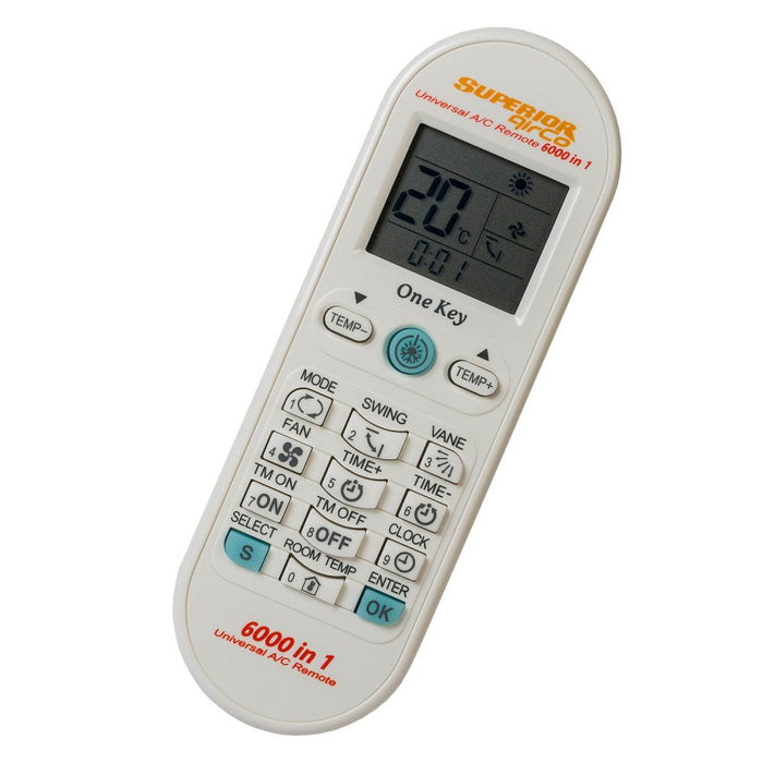 EAN 8054242080315 - Superior AirCo 6000 mando a distancia IR inalámbrico Aire Acondicionado Botones imagen 1