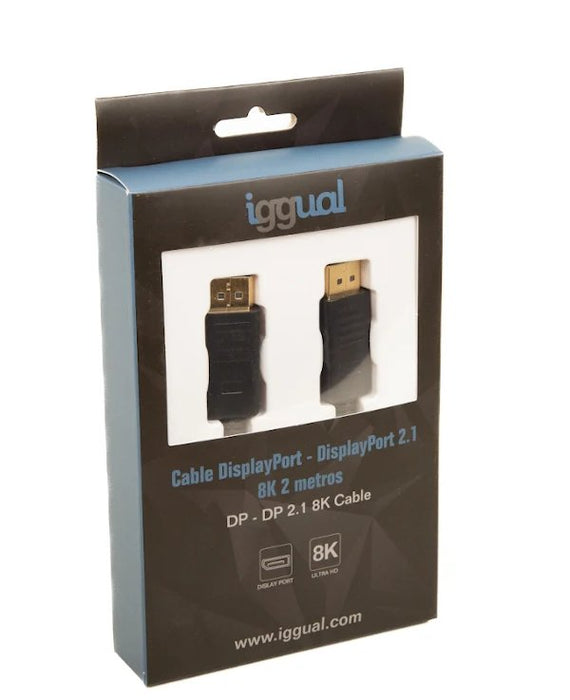 EAN 8435364318362 - iggual IGG318362 cable DisplayPort 2 m Negro imagen 3