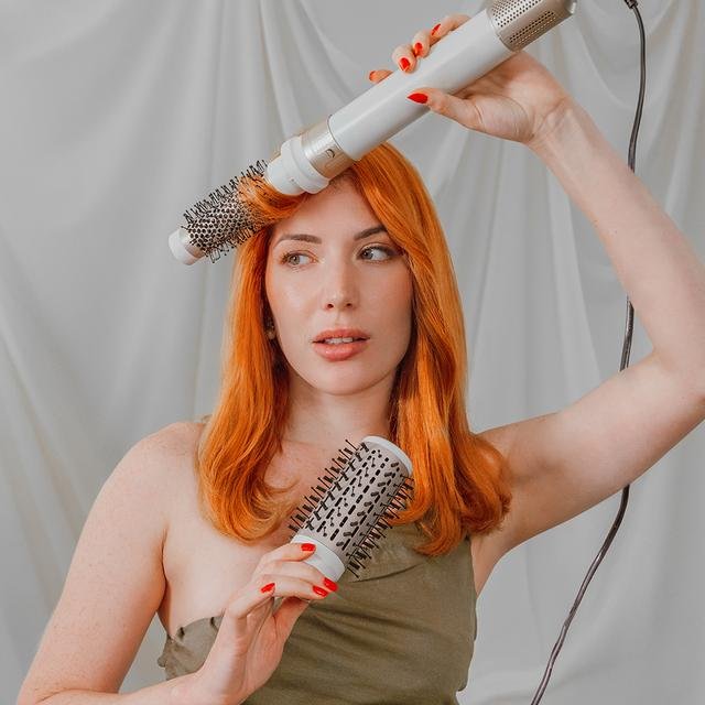 EAN 8435484002523 - Cecotec Bamba CeramicCare 14in1 Herramienta de peinado con múltiples accesorios Champán 1400 W 1,8 m imagen 7