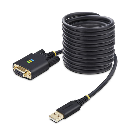 EAN 0065030898355 - StarTech.com 1P10FFCN-USB-SERIAL cable de serie Negro 3 m USB tipo A DB-9 imagen 1