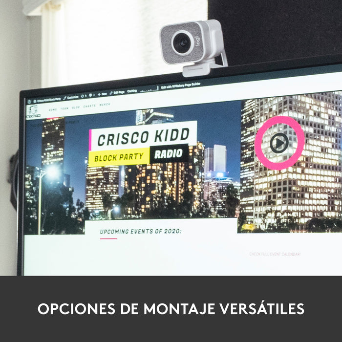 EAN 5099206087682 - Logitech 960-001297 cámara web 1920 x 1080 Pixeles USB 3.2 Gen 1 (3.1 Gen 1) Blanco imagen 13