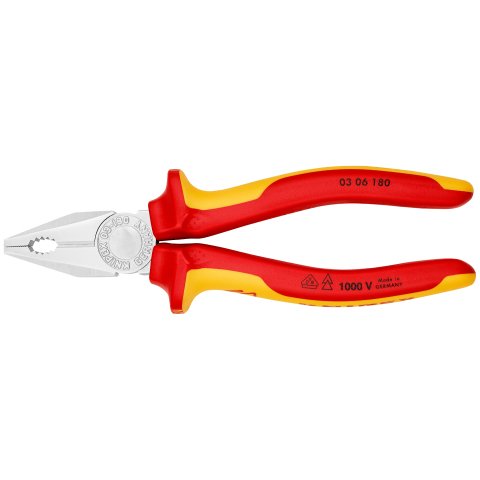 EAN 4003773021926 - Knipex Kombizange 03 06 180 Alicates de electricista imagen 1