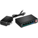 EAN 0710931162080 - Trendnet TPE-TG51G switch Gigabit Ethernet (10/100/1000) Energía sobre Ethernet (PoE) Negro imagen 4